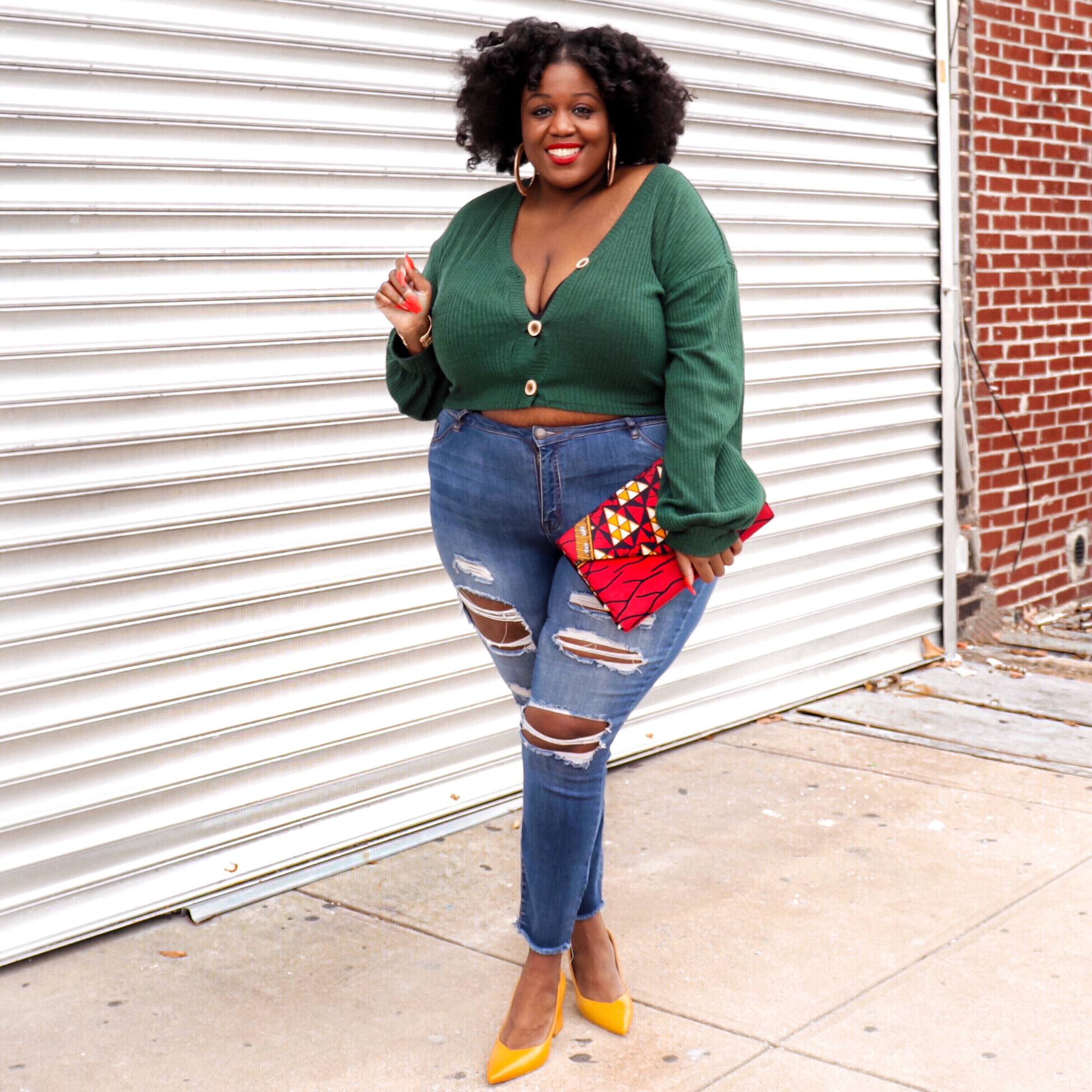 My favorite plus size cropped sweaters