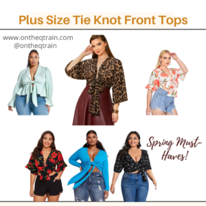 Knot front tops