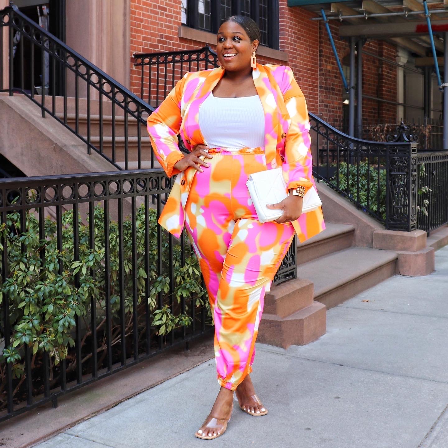 8 Must Have Bright Colored Plus Size Pantsuits For Spring  #FashionTrendsPlusSize